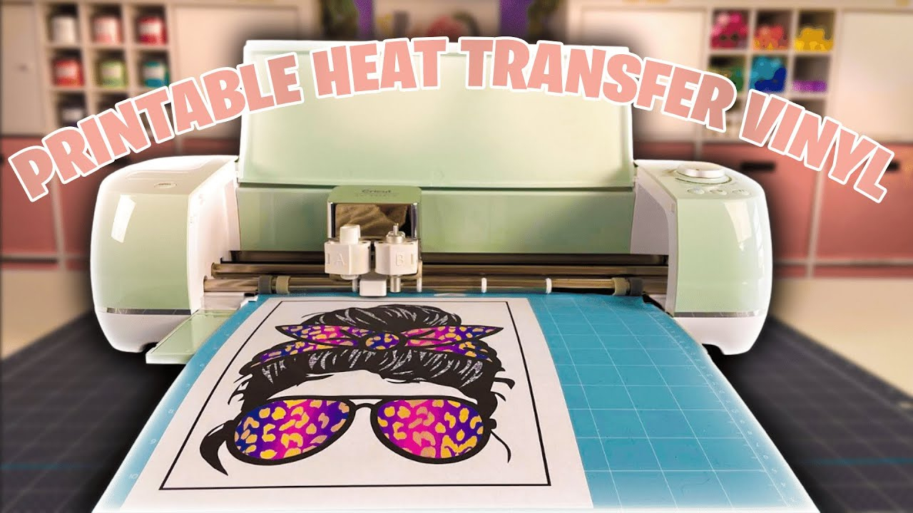 How To Use Printable Heat Transfer Vinyl With Cricut | Printable Htv Tutorial in Cricut Iron On Printable Vinyl