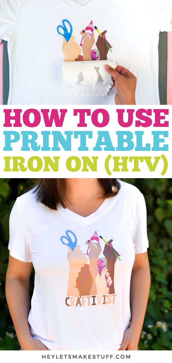 How To Use Printable Iron On With Your Cricut - Hey, Let'S Make Stuff in Cricut Iron on Printable Vinyl