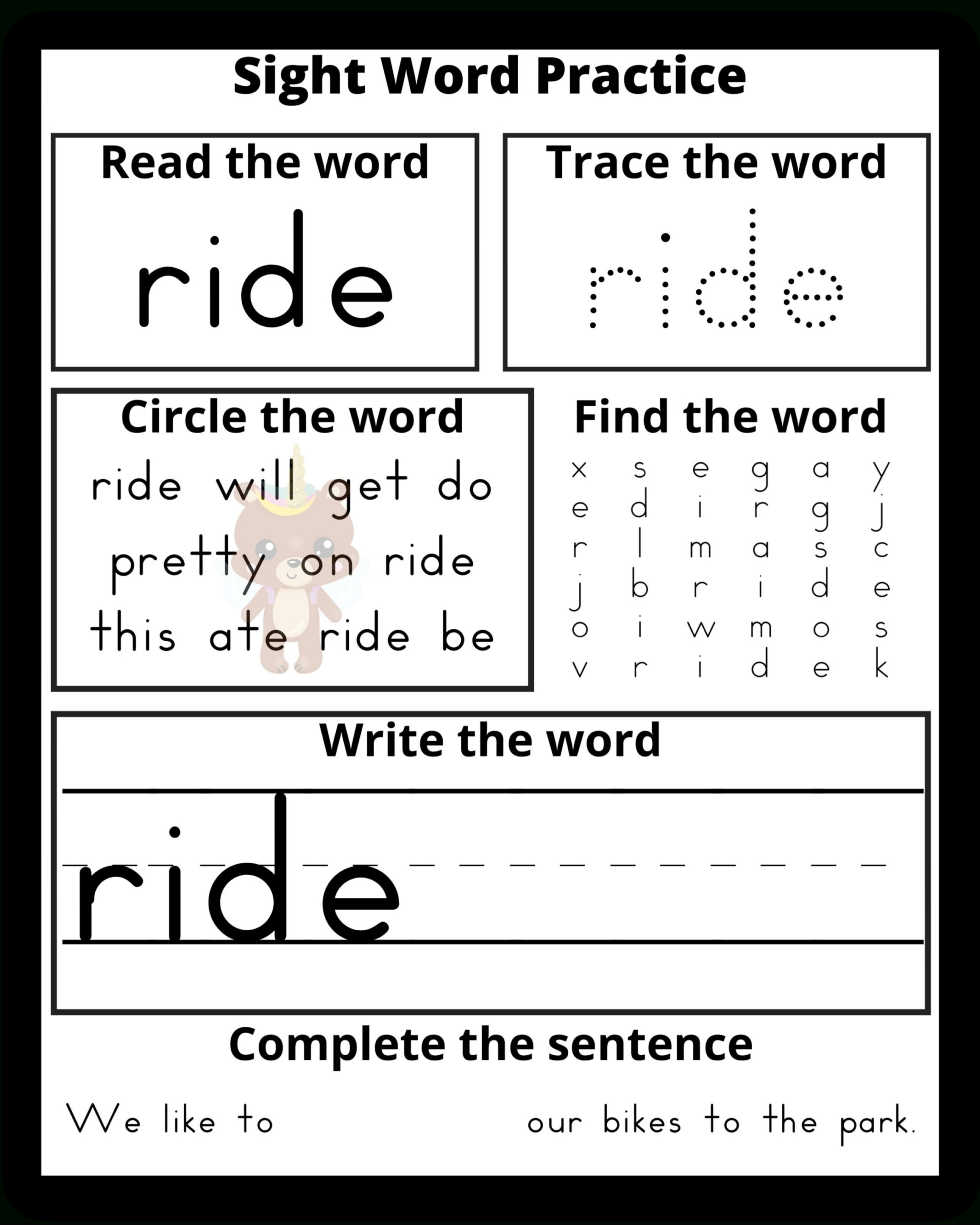 Kindergarten Dolch Sight Words Practice - Extreme Couponing Mom intended for Printable Sight Words For Preschoolers