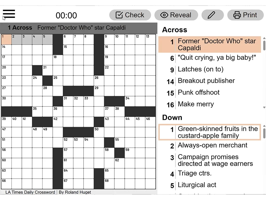 La Times Daily Crossword | Free Online On Arkadium inside Printable La Times Crossword Puzzle