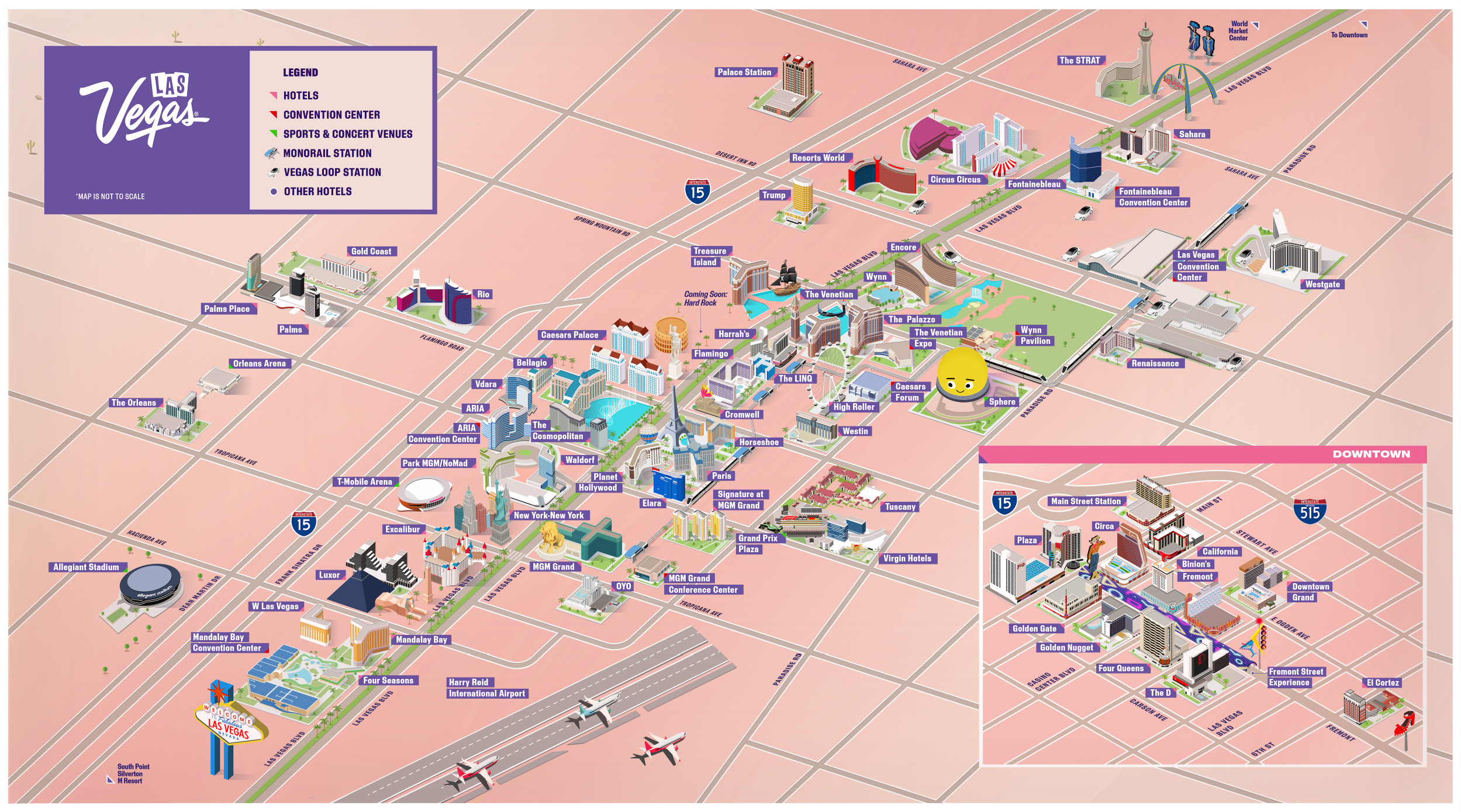 Las Vegas Map | Transport Guide And Faqs for Printable Map of Las Vegas