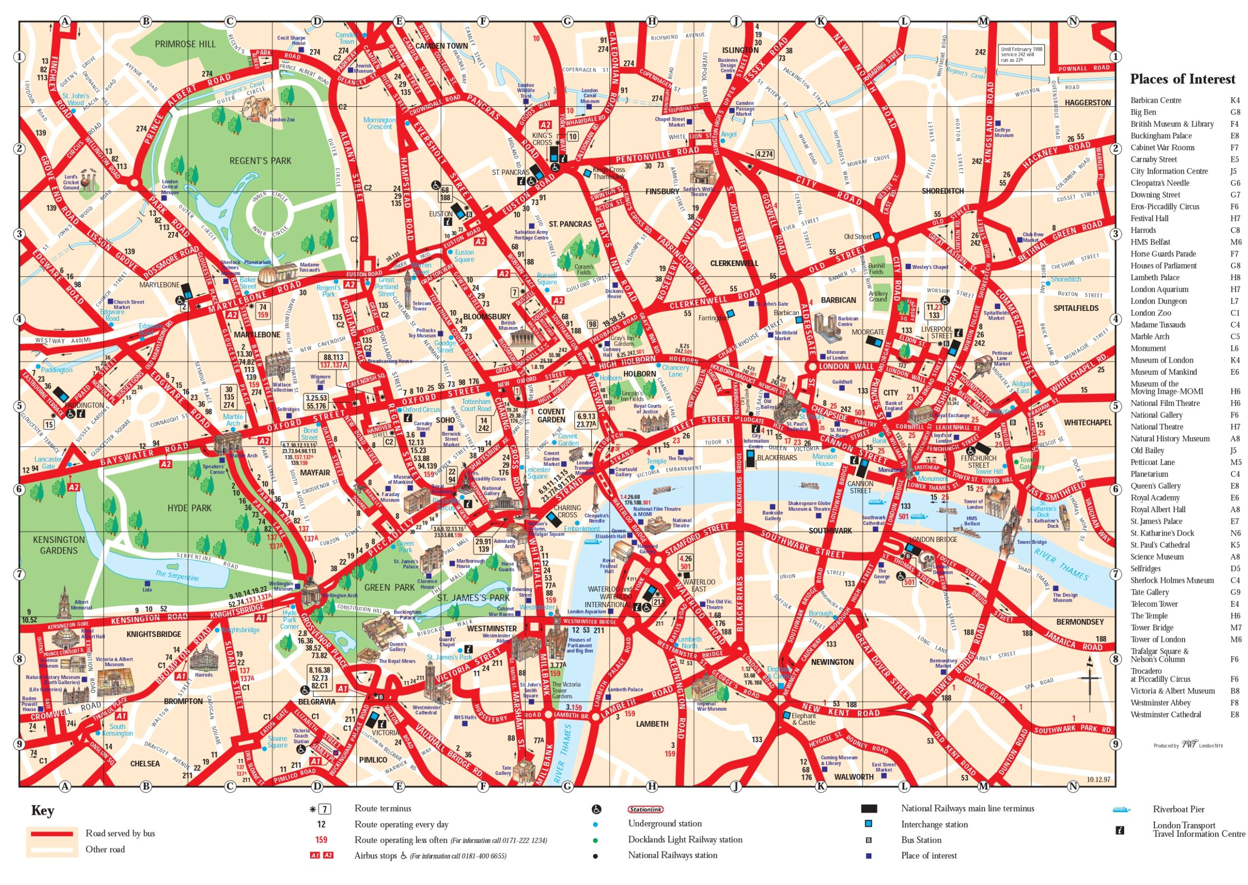 London Walking Tour Map: Route, Highlights, Pdf Download with regard to Printable Hop On Hop Off London Map