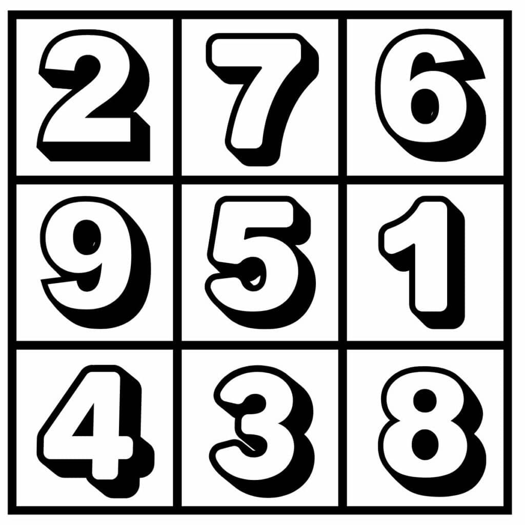 Magic Square Puzzle Collection | Math = Love in 1 2 3 Magic Printables