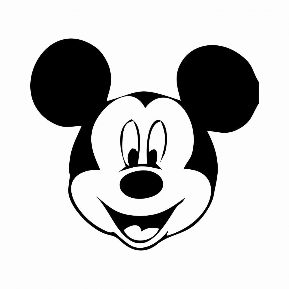 Mickey Mouse Face Template - Worksheets Library in Mickey Mouse Cut Out Printable