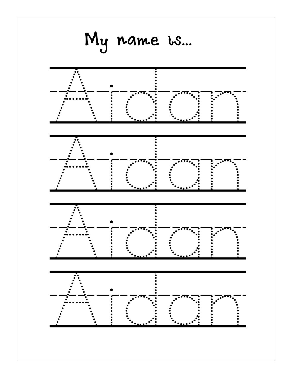 Name Practice Worksheets | 16 Editable Name Tracing And Writing pertaining to Name Writing Practice Free Printable