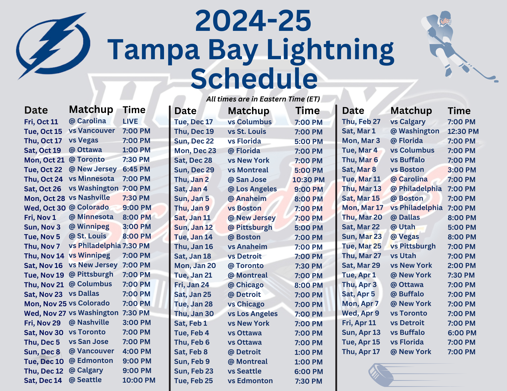 Nfl Iron On Patches Tampa Bay Lightning Schedule 2025-24 - Amy intended for Tampa Bay Lightning Schedule Printable
