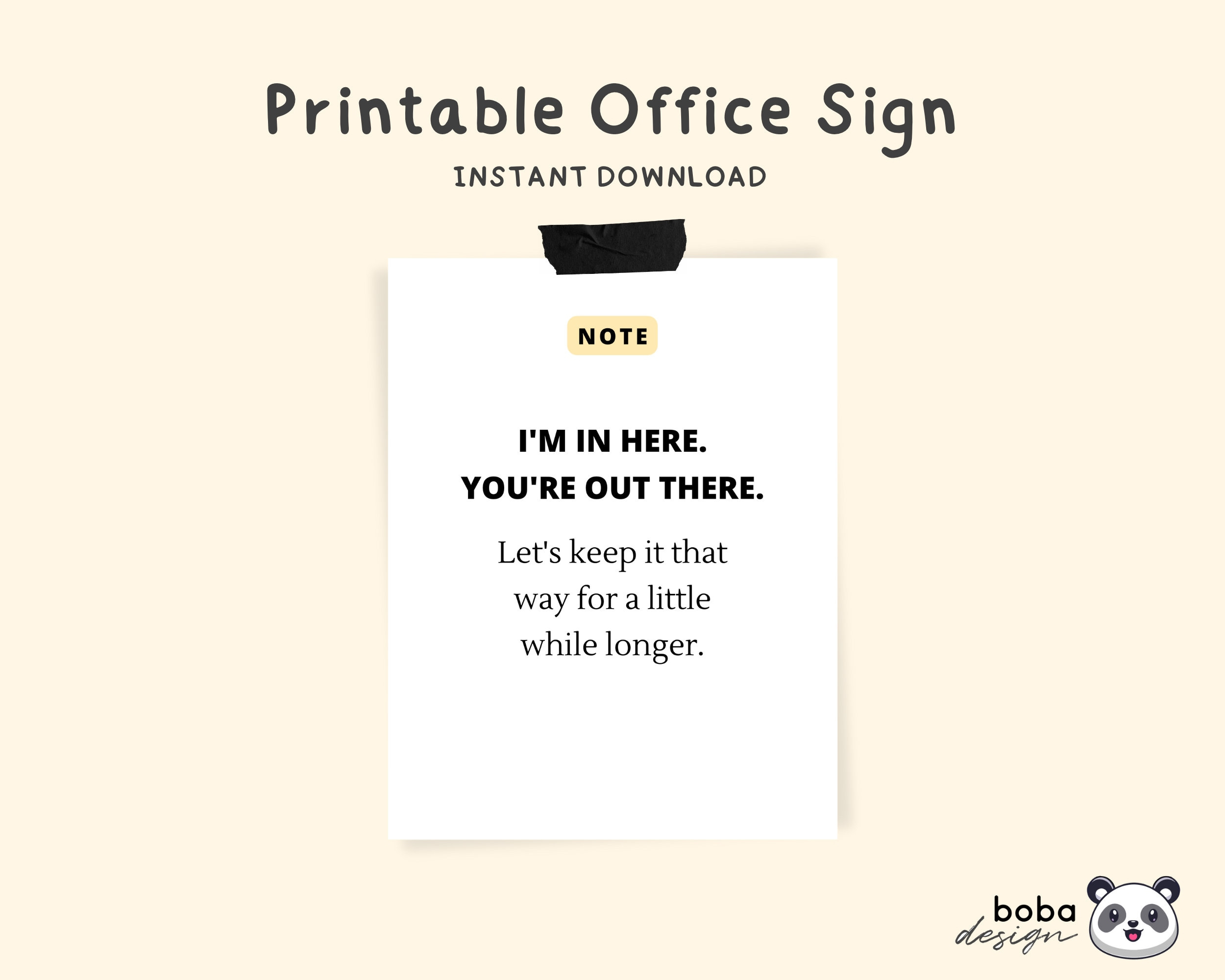 Office Signs Do Not Disturb Printable - I'M In Here And You'Re Out in Printable Funny Do Not Disturb Signs For Office