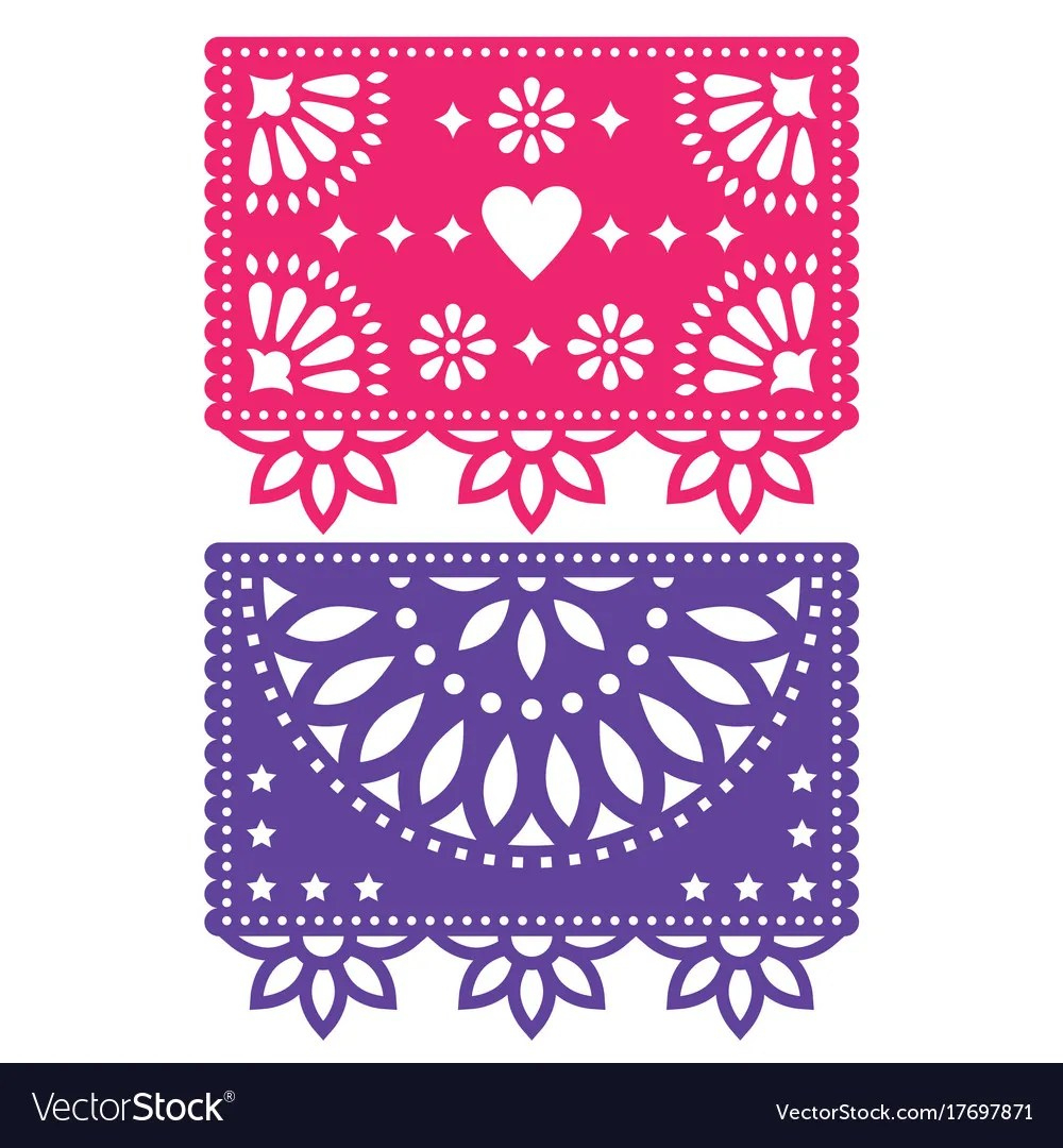 Patterns For Papel Picado with Printable Easy Printable Papel Picado Template