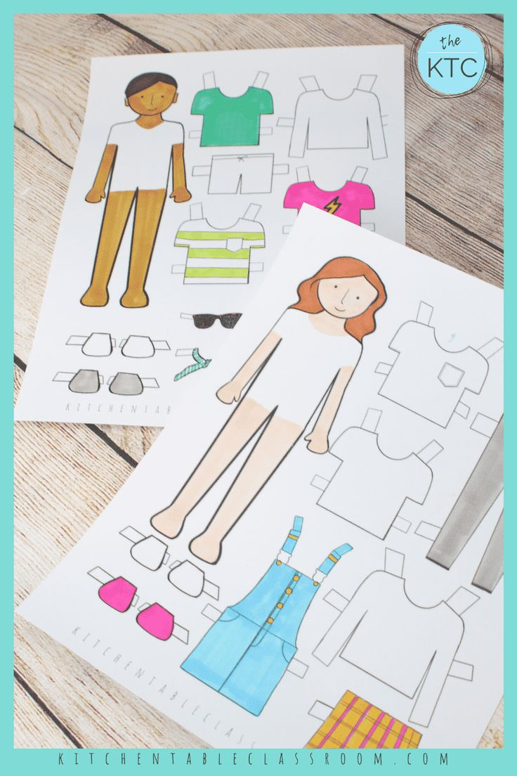Printable Paper Doll Templates- Color And Play - The Kitchen Table with regard to Paper Dolls Cut Outs Printable
