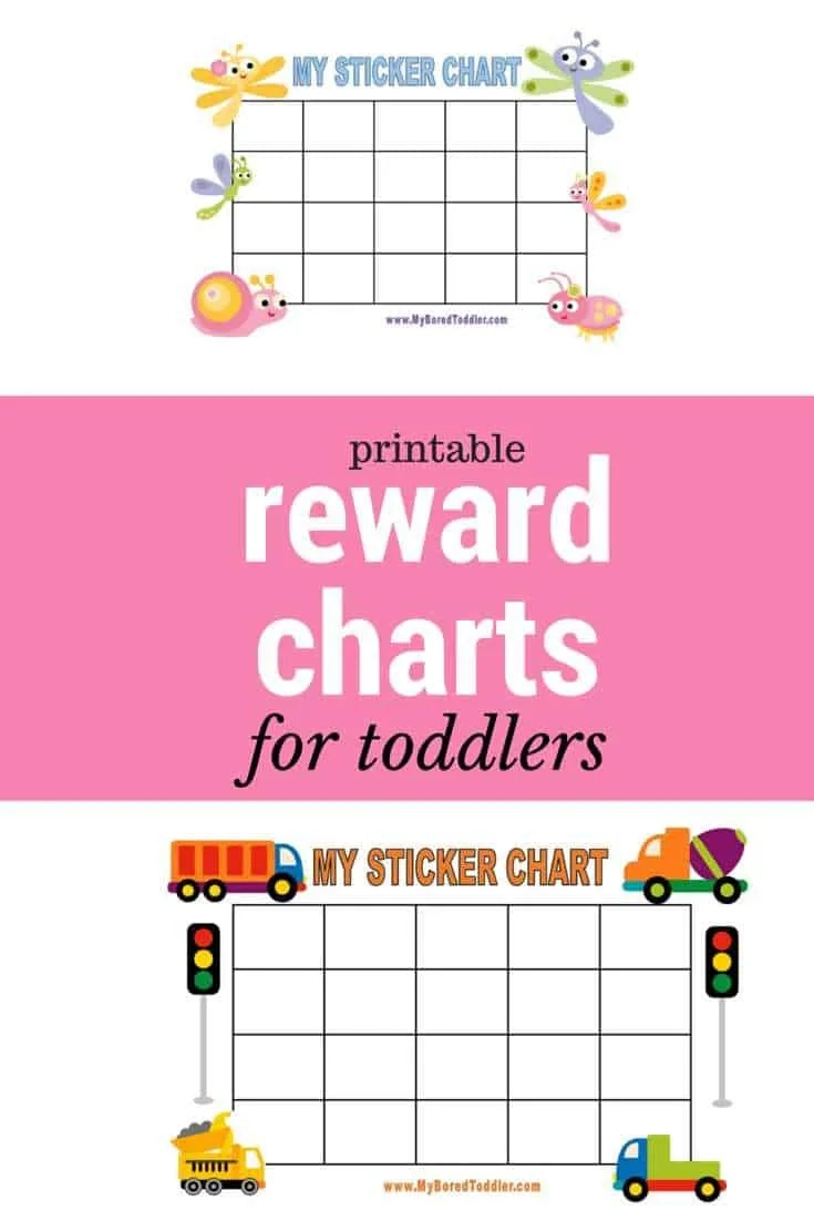 Printable Reward Charts - My Bored Toddler in Sticker Chart Printable Free