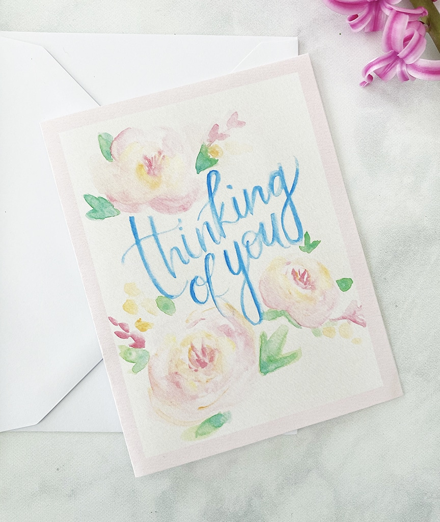 Printable Thinking Of You Card - Pineapple Paper Co. pertaining to Thinking Of You Printable Cards Free