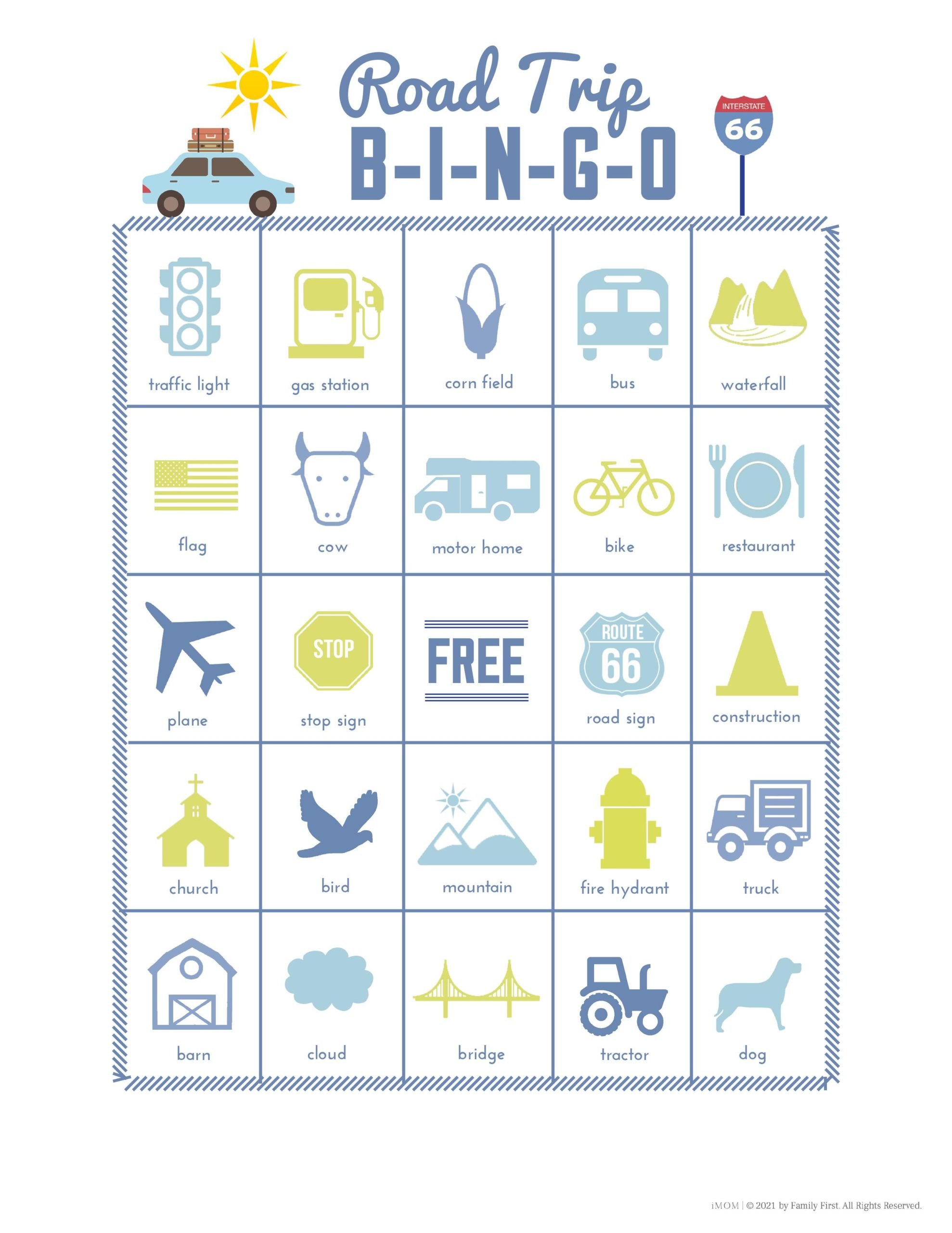 Road Trip Games For Summer - Imom throughout Road Trip Games Free Printable