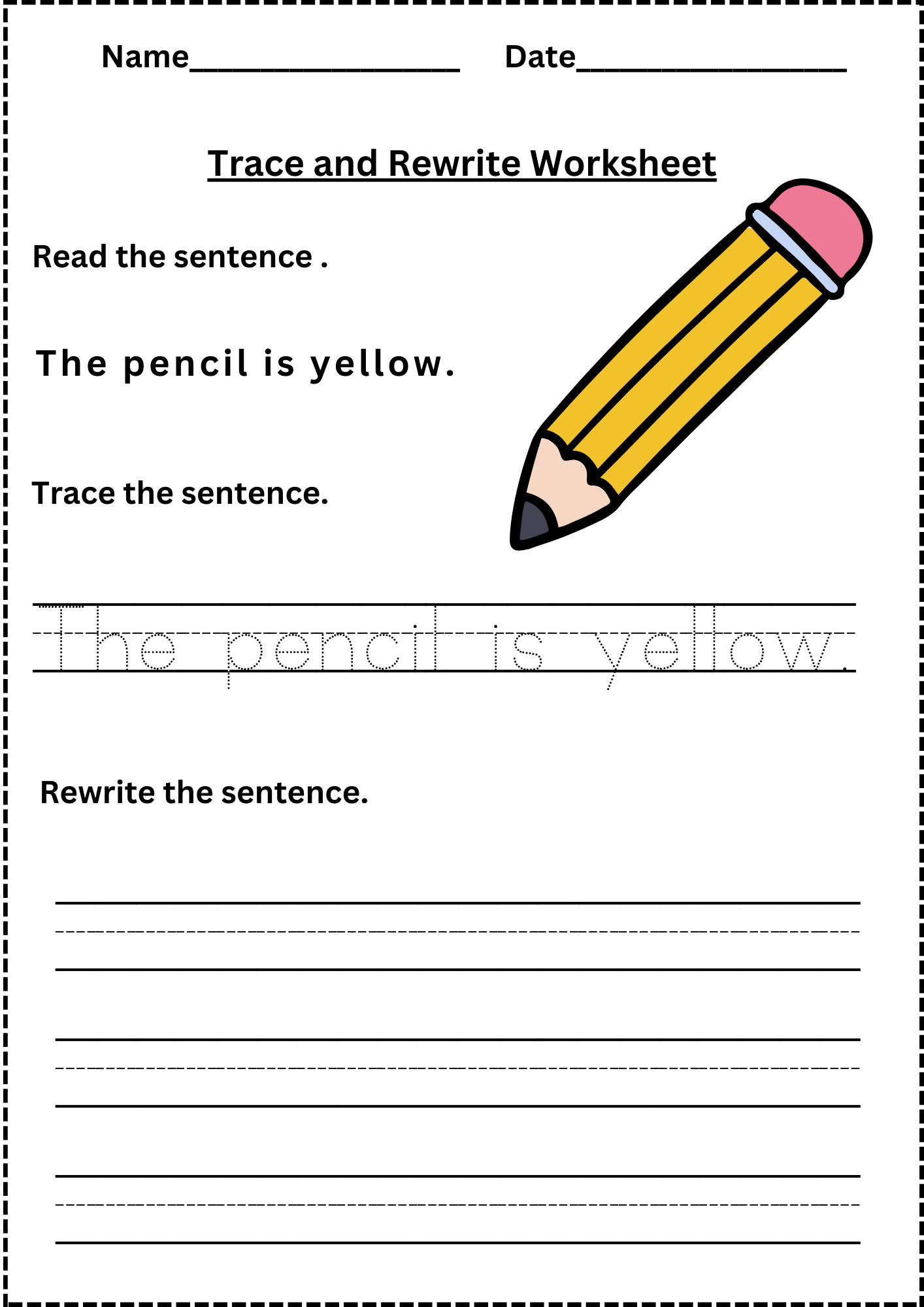 Sentence Writing Worksheets Free Printables regarding Free Printable Sentence Writing Worksheets