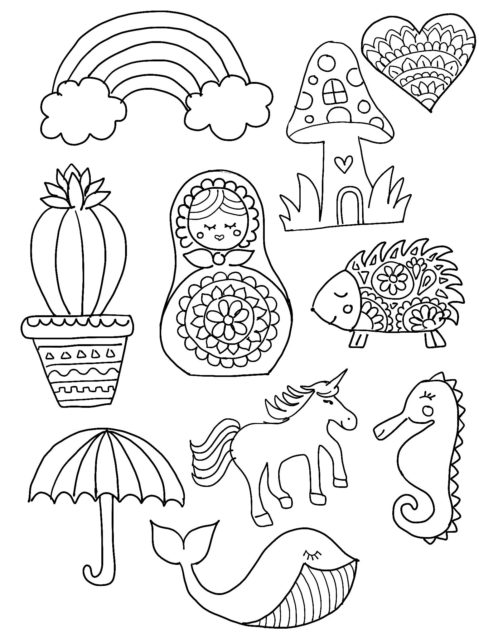 Shrinky Dink Patterns - Sewing Pattern Library within Traceable Printable Shrinky Dink Patterns