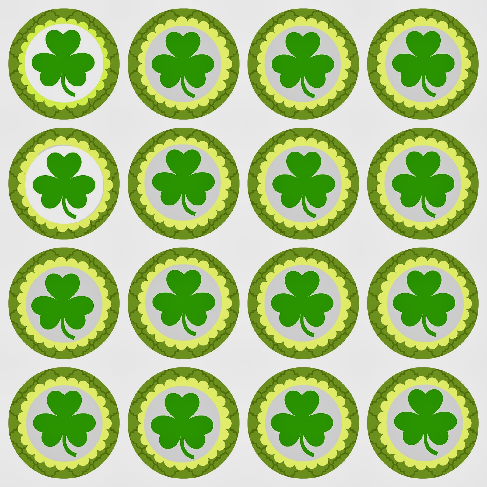 St. Patrick'S Day Free Printables | Days Of Chalk And Chocolate throughout St Patrick'S Day Clover Printable