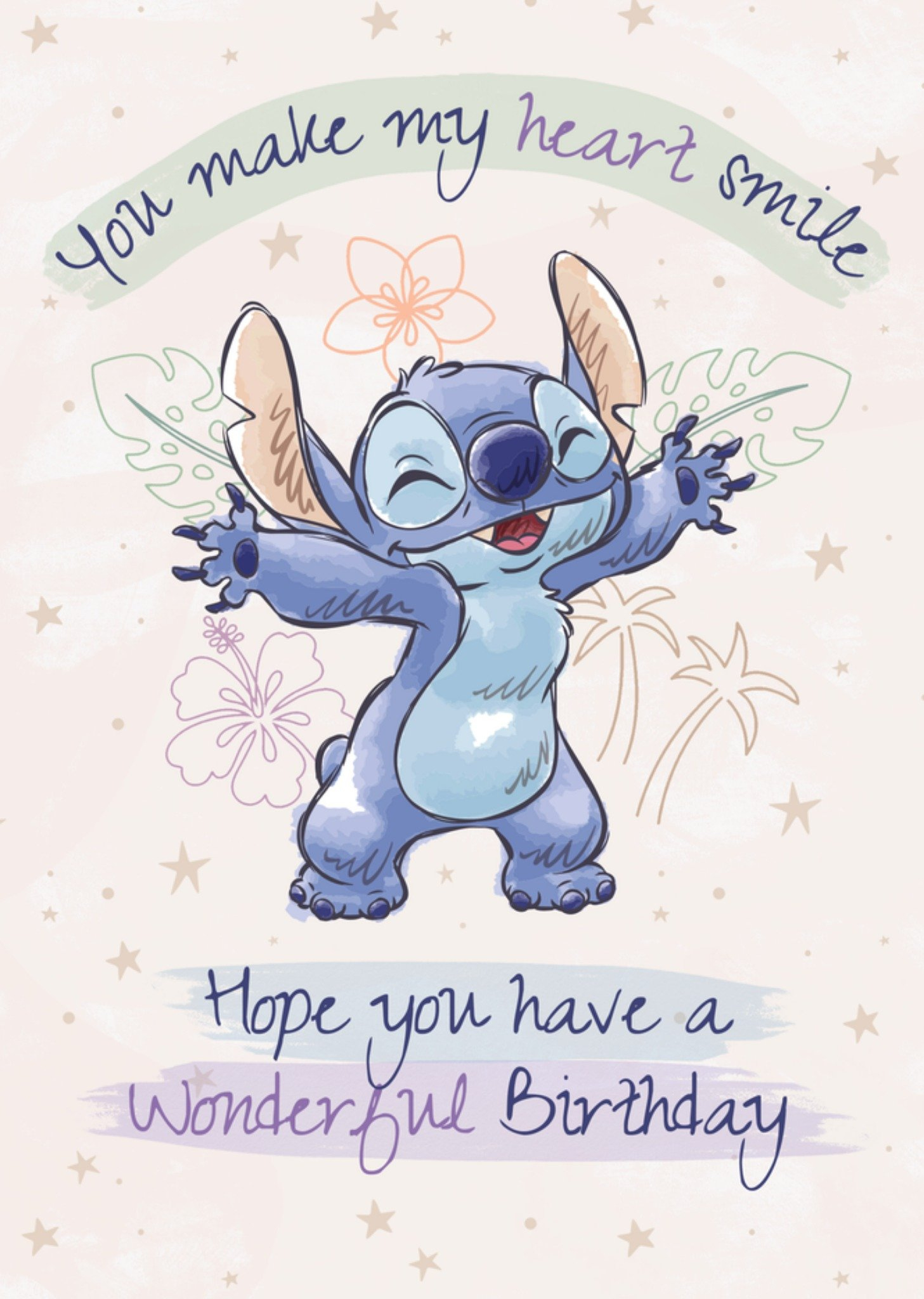 Stitch Birthday Cards | Moonpig regarding Stitch Birthday Card Printable Free
