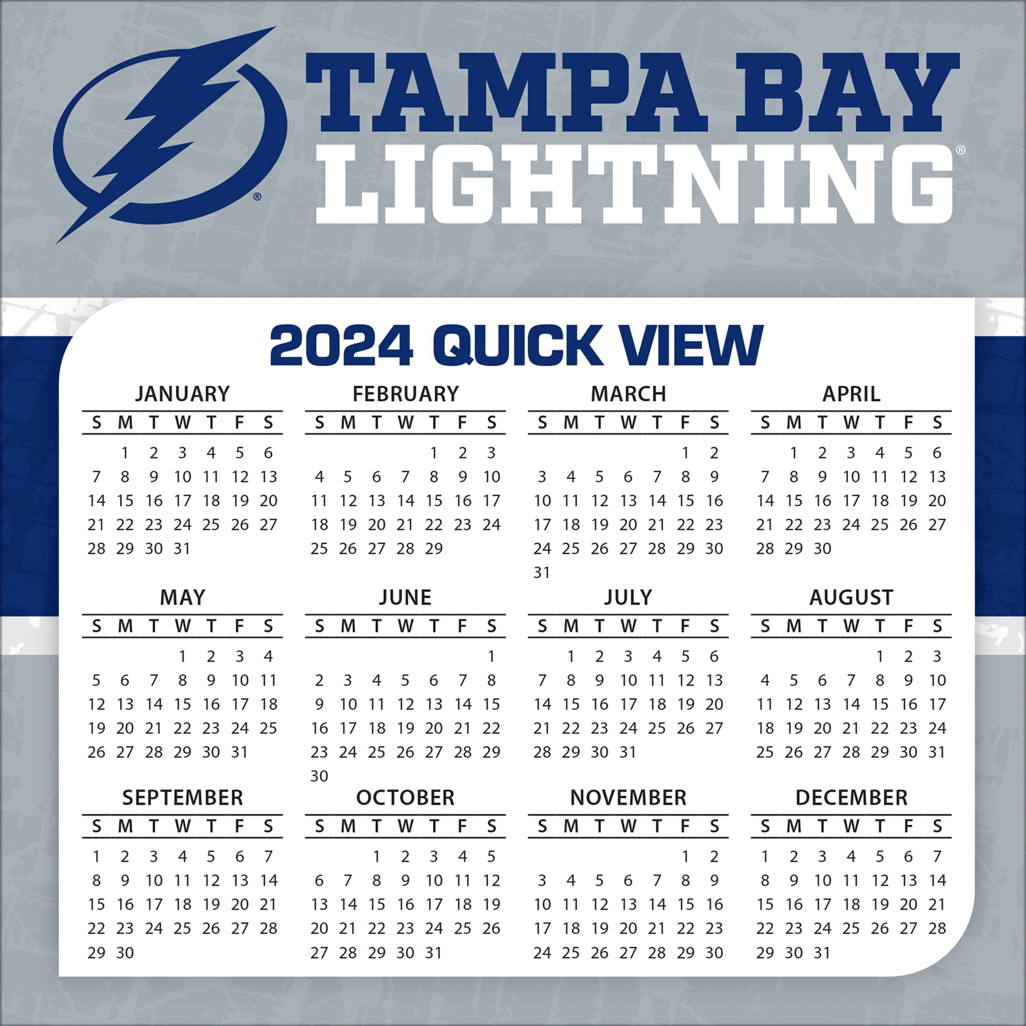 Tampa Bay Lightning 2024 Box Calendar - Worksheets Library regarding Tampa Bay Lightning Schedule Printable