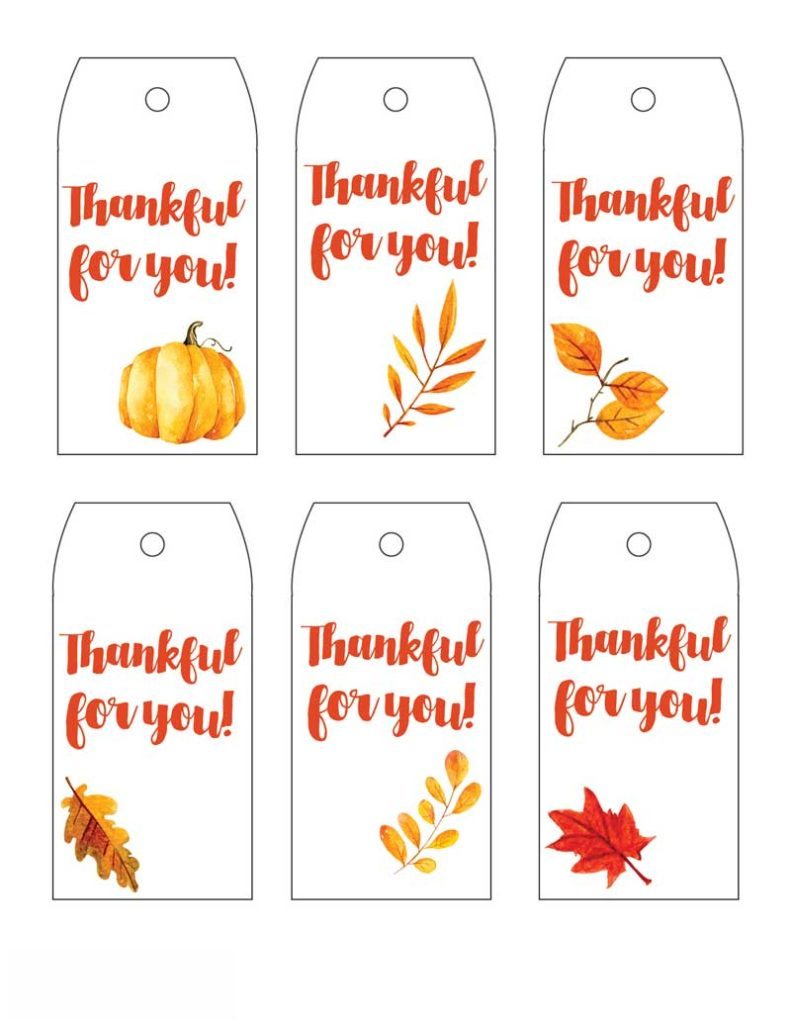 Thanksgiving Printable Gift Tags - South Georgia Style with regard to Thanksgiving Gift Tags Printable Free
