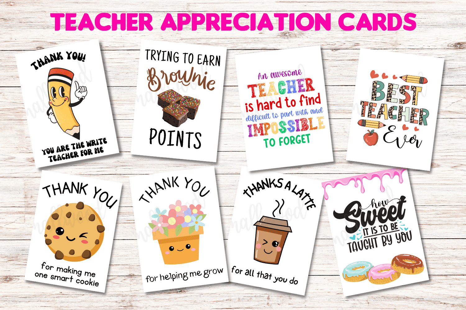 The Best Teacher Thank You Cards (21 Free Printables) - Cassie throughout Teacher Thank You Card Printable Free