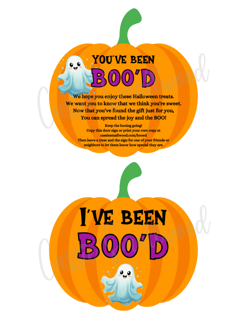 The Cutest You'Ve Been Booed Printables - Cassie Smallwood intended for You'Ve Been Booed Office Version Free Printable