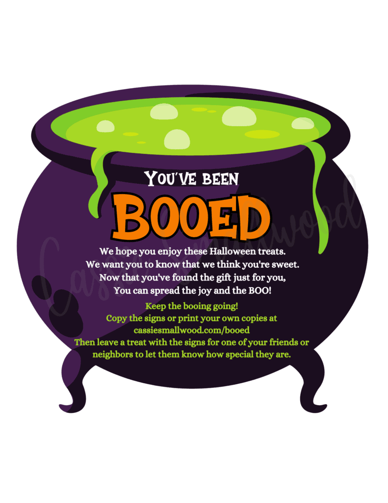 The Cutest You'Ve Been Booed Printables - Cassie Smallwood with You'Ve Been Booed Office Version Free Printable