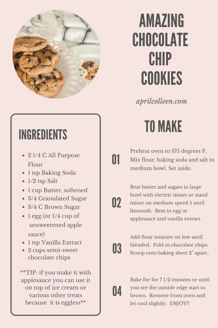 The Perfect Chocolate Chip Cookie Recipe + Tips For Perfection | intended for Step Easy Printable Chocolate Chip Cookie Recipe