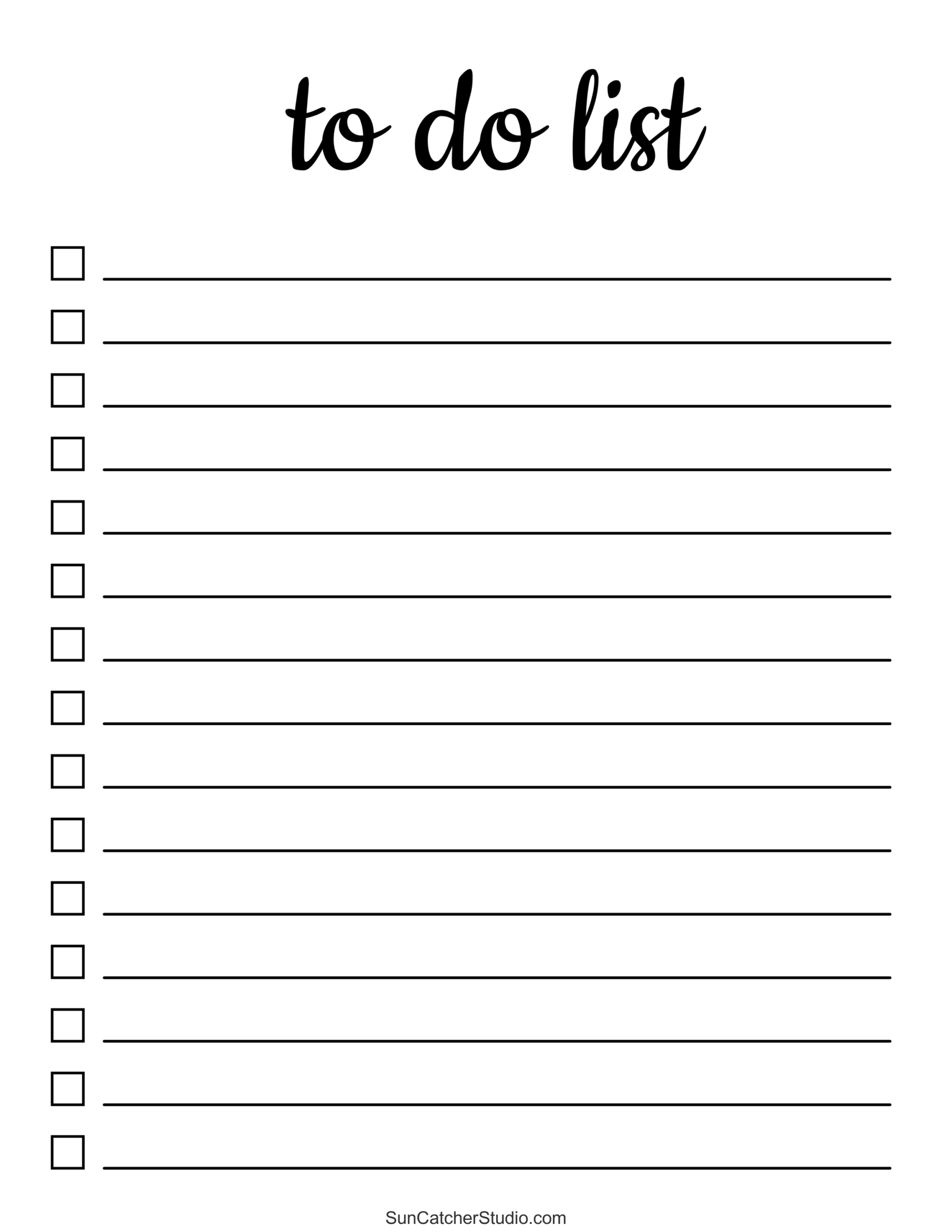 To Do List (Free Printable Pdf Templates) – Things To Do – Free within To Do List Template Printable