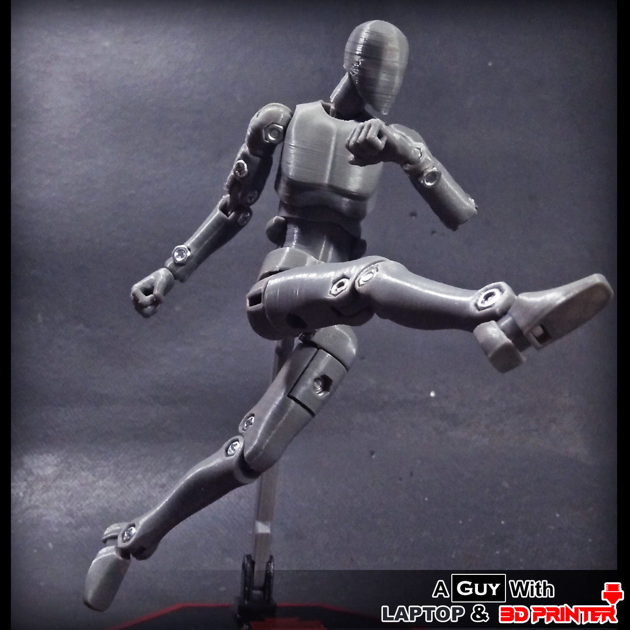 ADAM  ARTICULATED DOLL ACTIONFIGURE MODEL  NUTBOLT TYPE free D