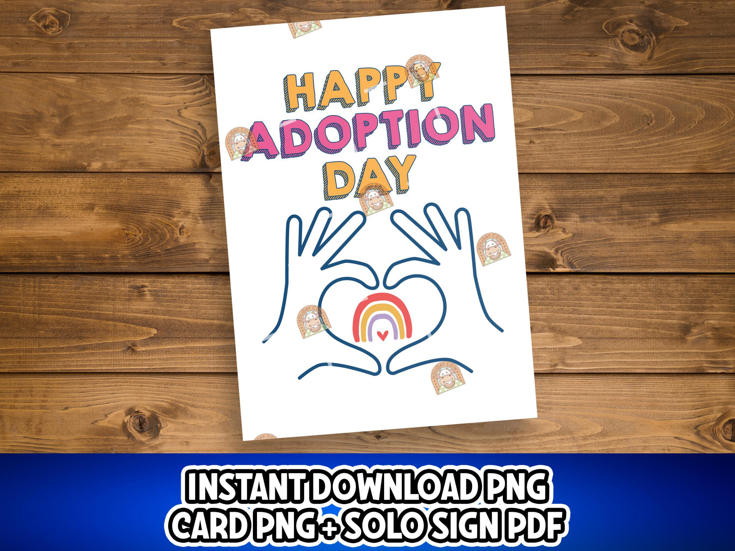 Adoption Day Card, Happy Adoption Day Printable, National Adaption
