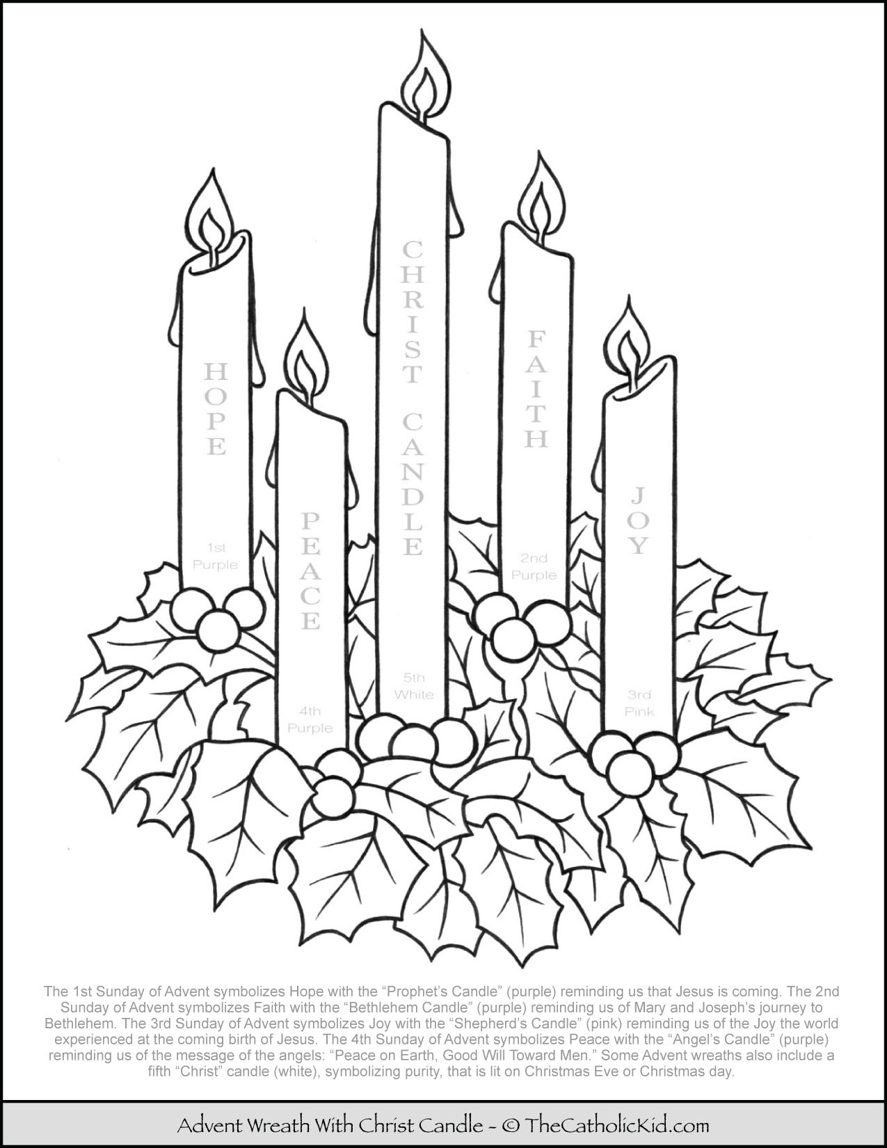 Advent Wreath - Download Pack - TheCatholicKid