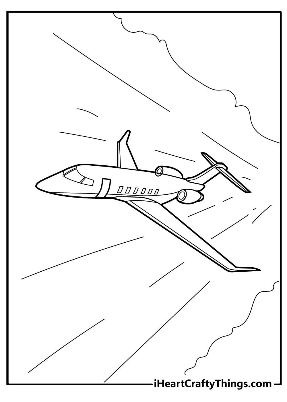 + Airplane Coloring Pages (% Free Printables)