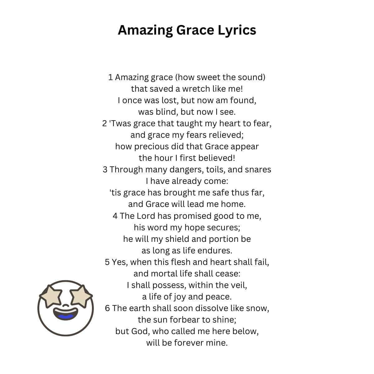 Amazing Grace: Lyrics, Pictures, Origin and More