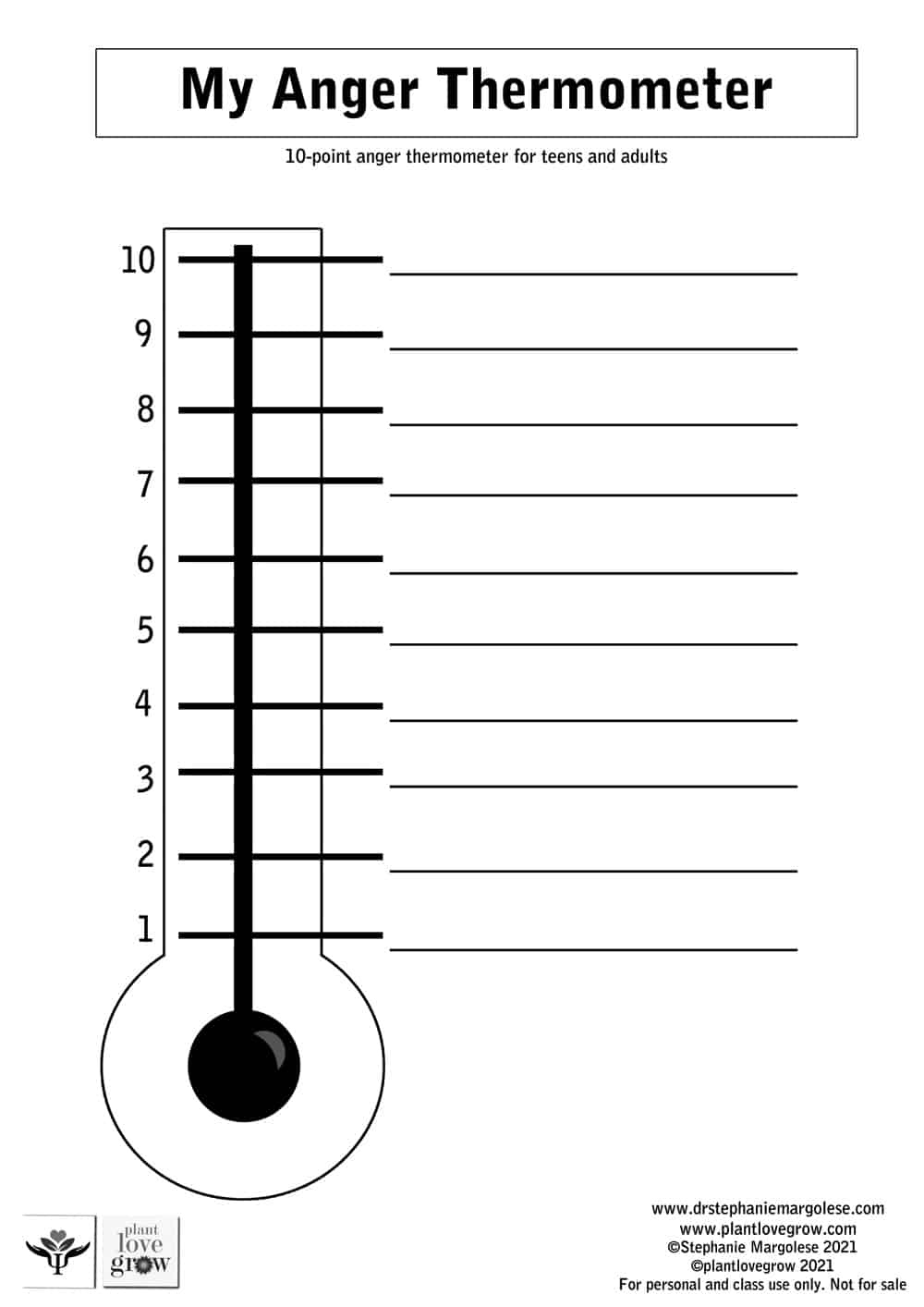 Anger Thermometer for Children and Teens Dr Anger Thermometer for Children and Teens Dr