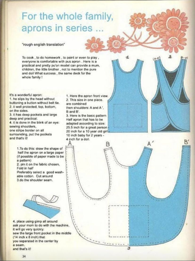 Apron pattern