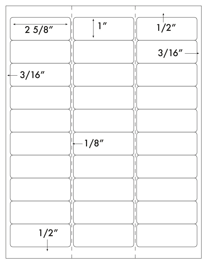AveryÂ®   Labels per Sheet, Brown Kraft Standard Address