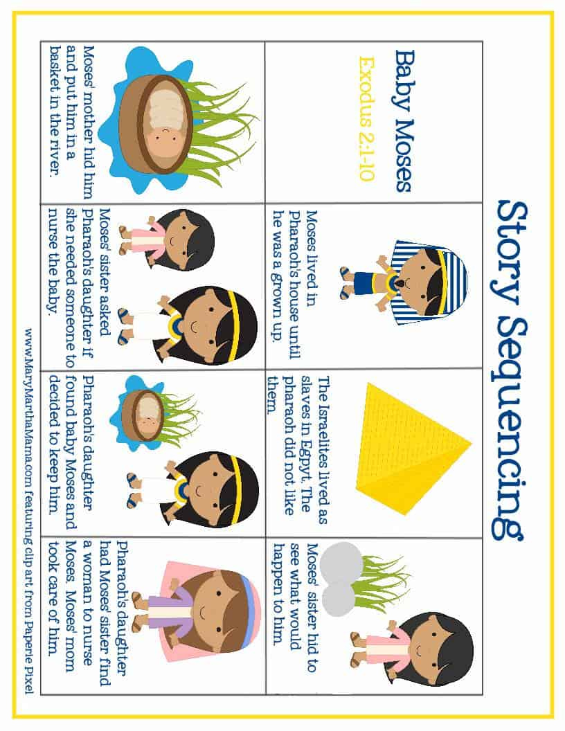 Baby Moses Activities for PreK & Early Elementary – Mary Martha Mama Baby Moses Activities for PreK & Early Elementary – Mary Martha Mama