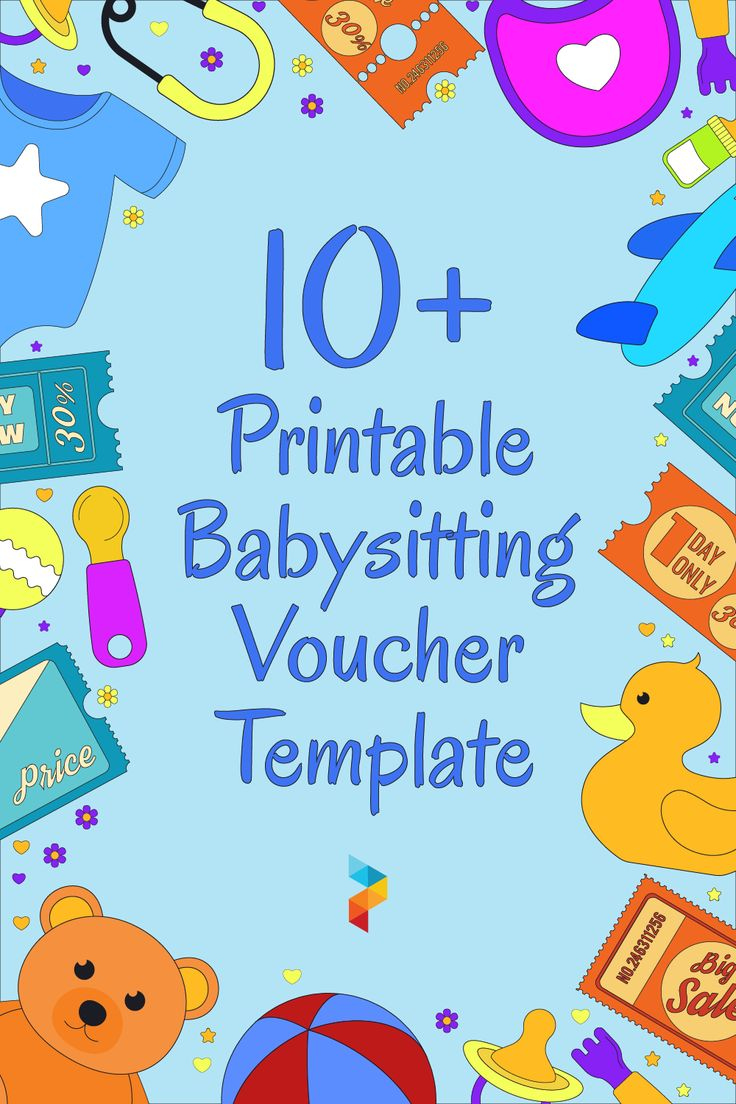 Babysitting Voucher Template -  Free PDF Printables  Printablee