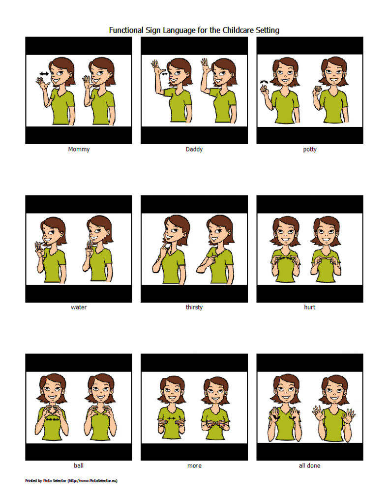 Basic Sign Language Asl Flash Cards Free Printable - Printable