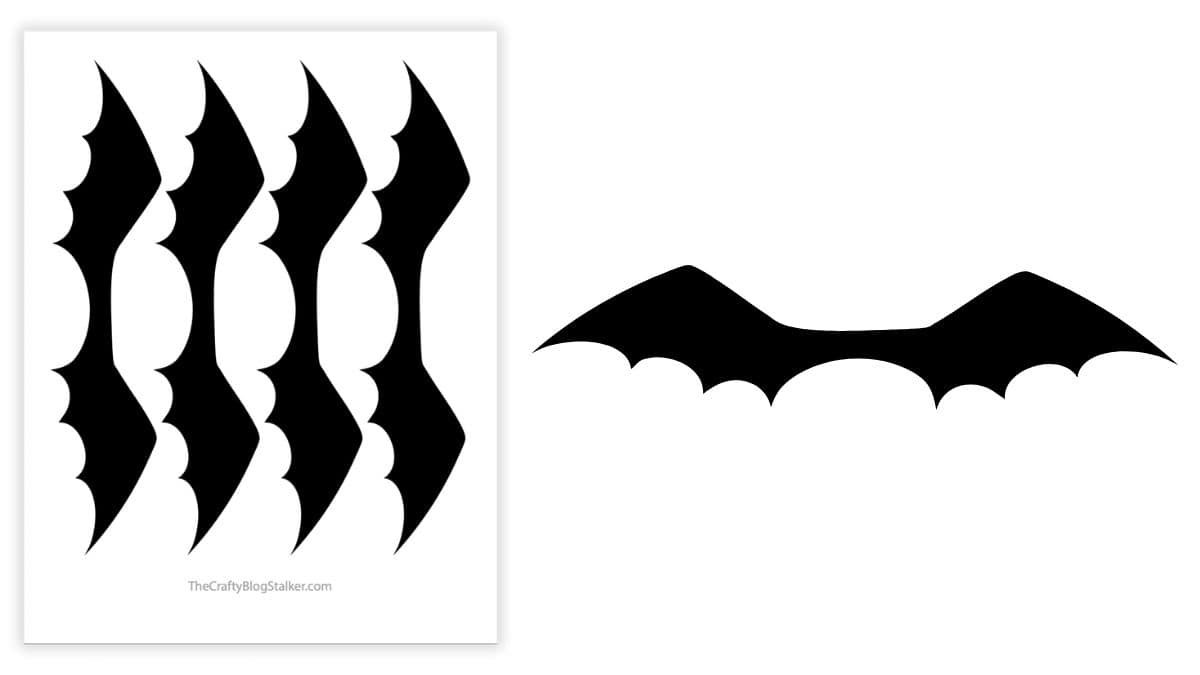 Bat Wings SVG and Printable Free Download Bat Wings SVG and Printable Free Download
