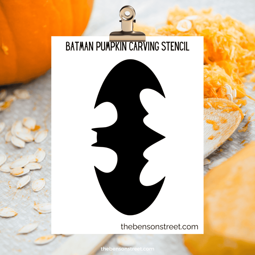 Batman Pumpkin Stencil Printable: Free Carving Template - The