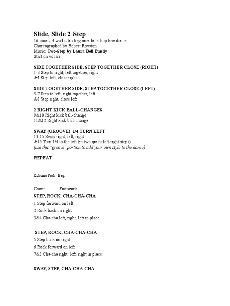 Beginner Line Dance Step Sheets PDF Dances Social Dance Beginner Line Dance Step Sheets PDF Dances Social Dance