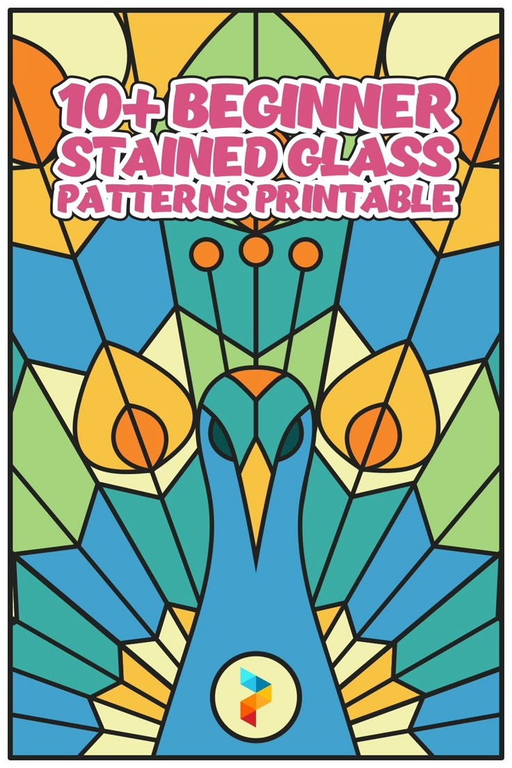 Beginner Stained Glass Patterns -  Free PDF Printables  Printablee