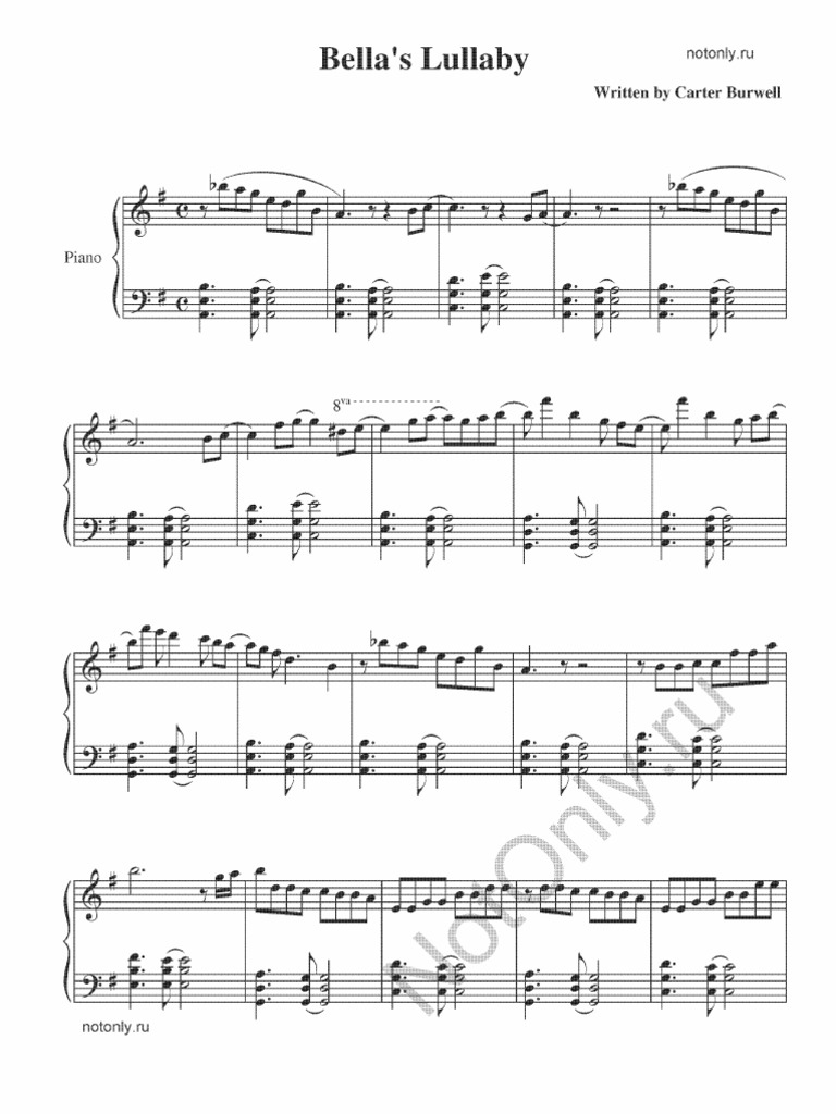 Bellas Lullaby PDF Bellas Lullaby PDF