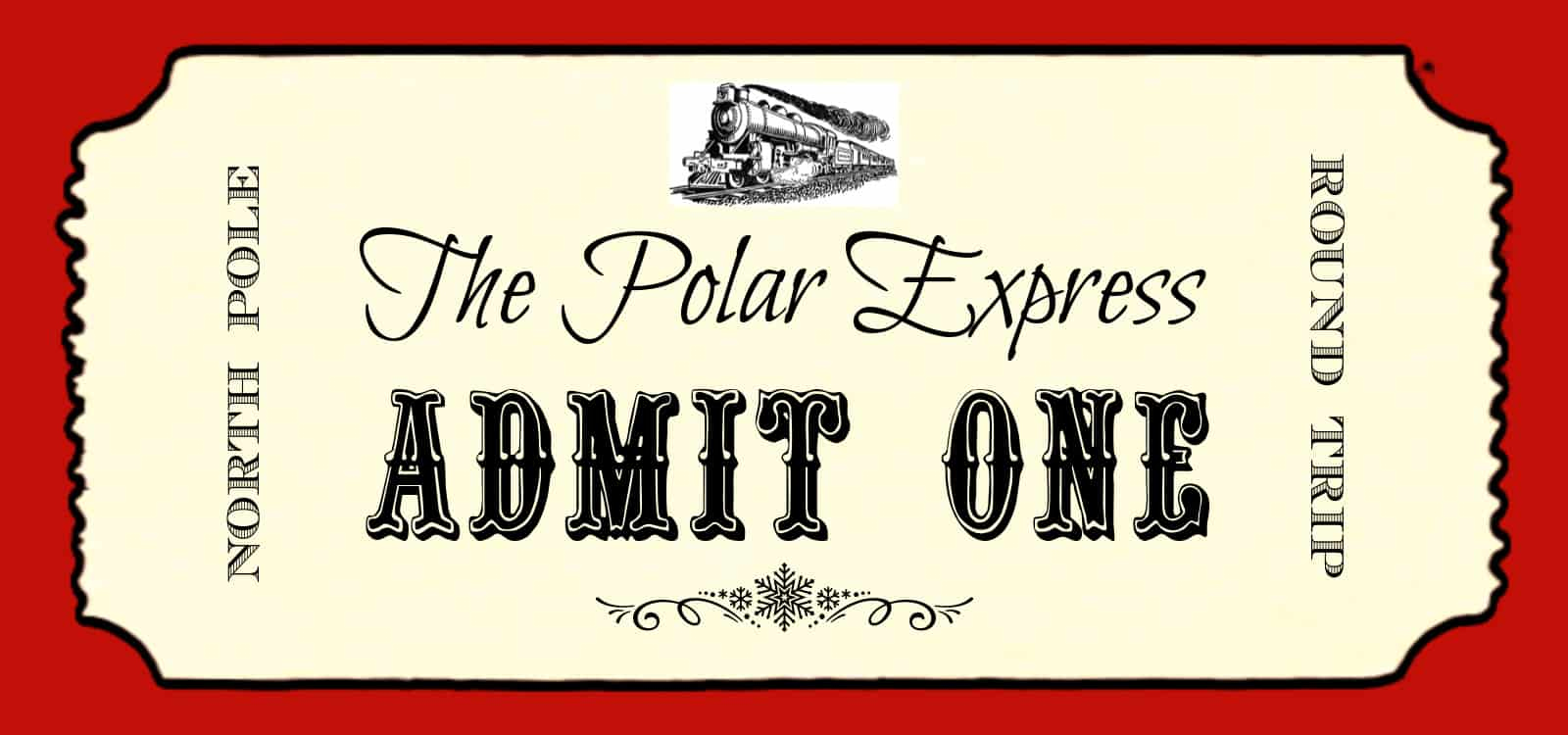 Best Free Polar Express Party Printables - Zena