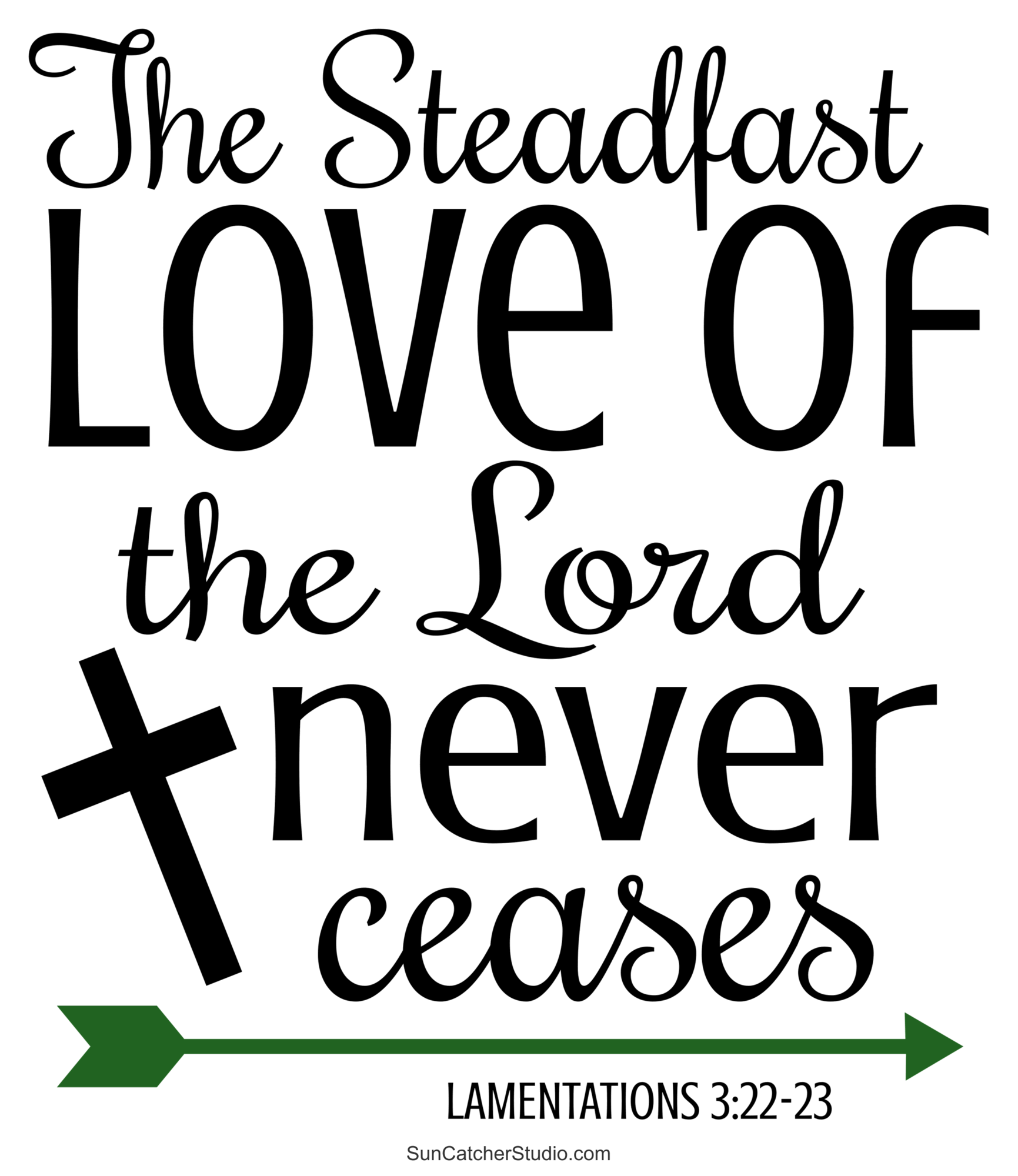 Bible Verses About LOVE: Free Bundle of SVG Cutting Files