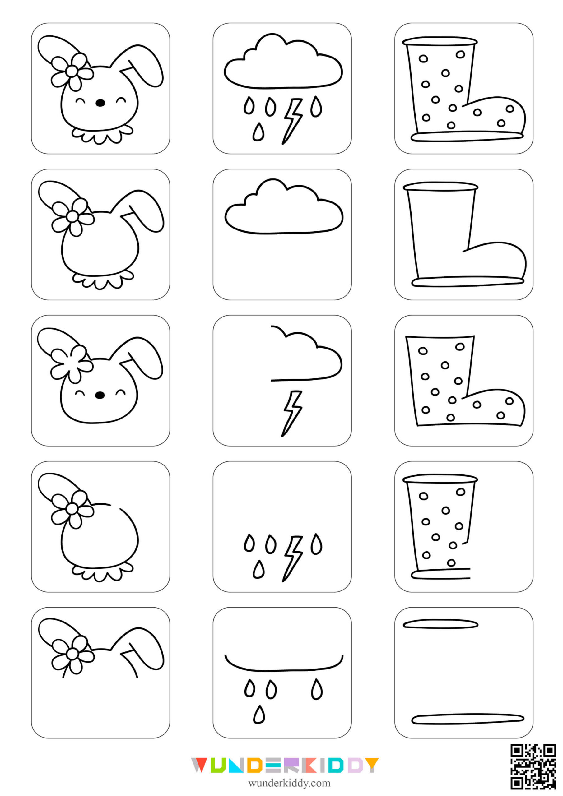 Bild beenden» Arbeitsblatt für Kinder zum Ausdrucken