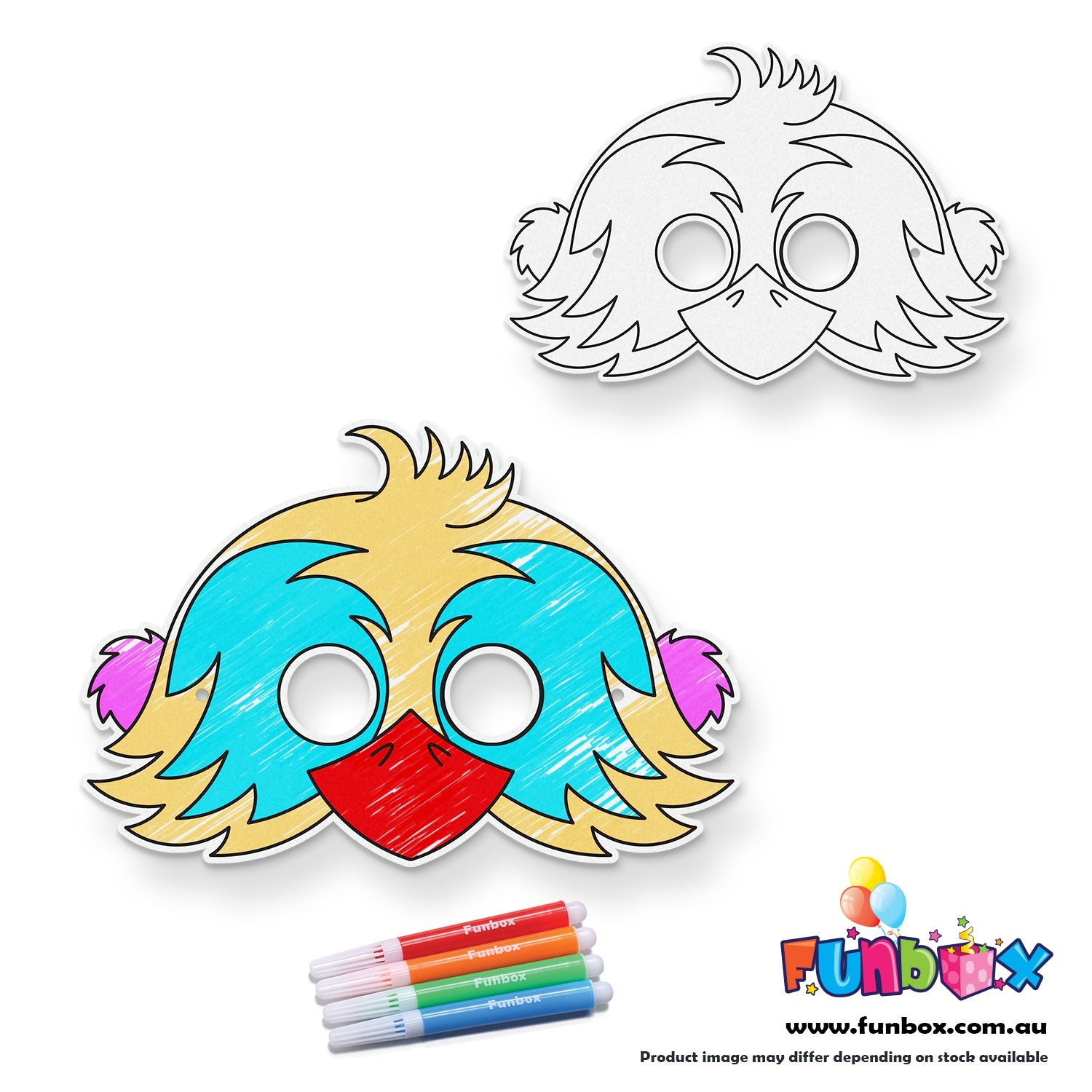 Bird Colour-In Mask – Funbox Activities