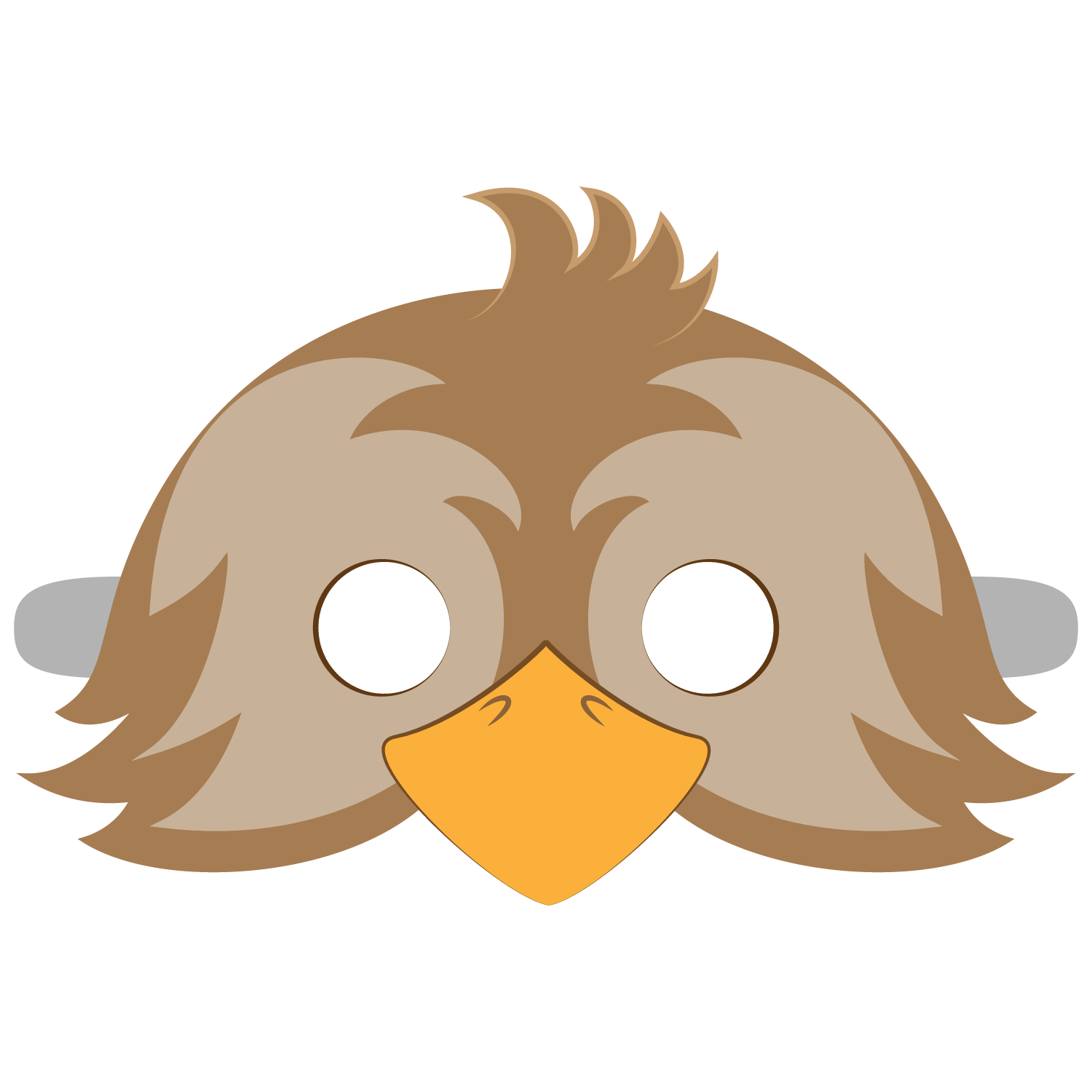 Bird Mask Template  Free Printable Paper Сraft Templates