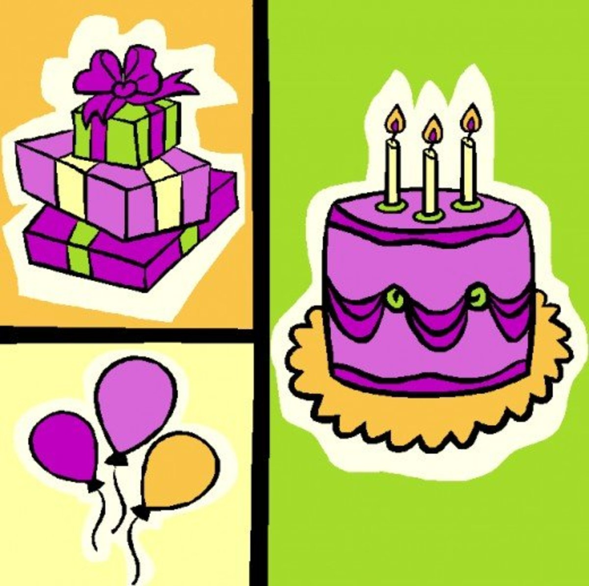 BIRTHDAY CLIP ART  Best Free, Printable Happy Birthday Clip Art