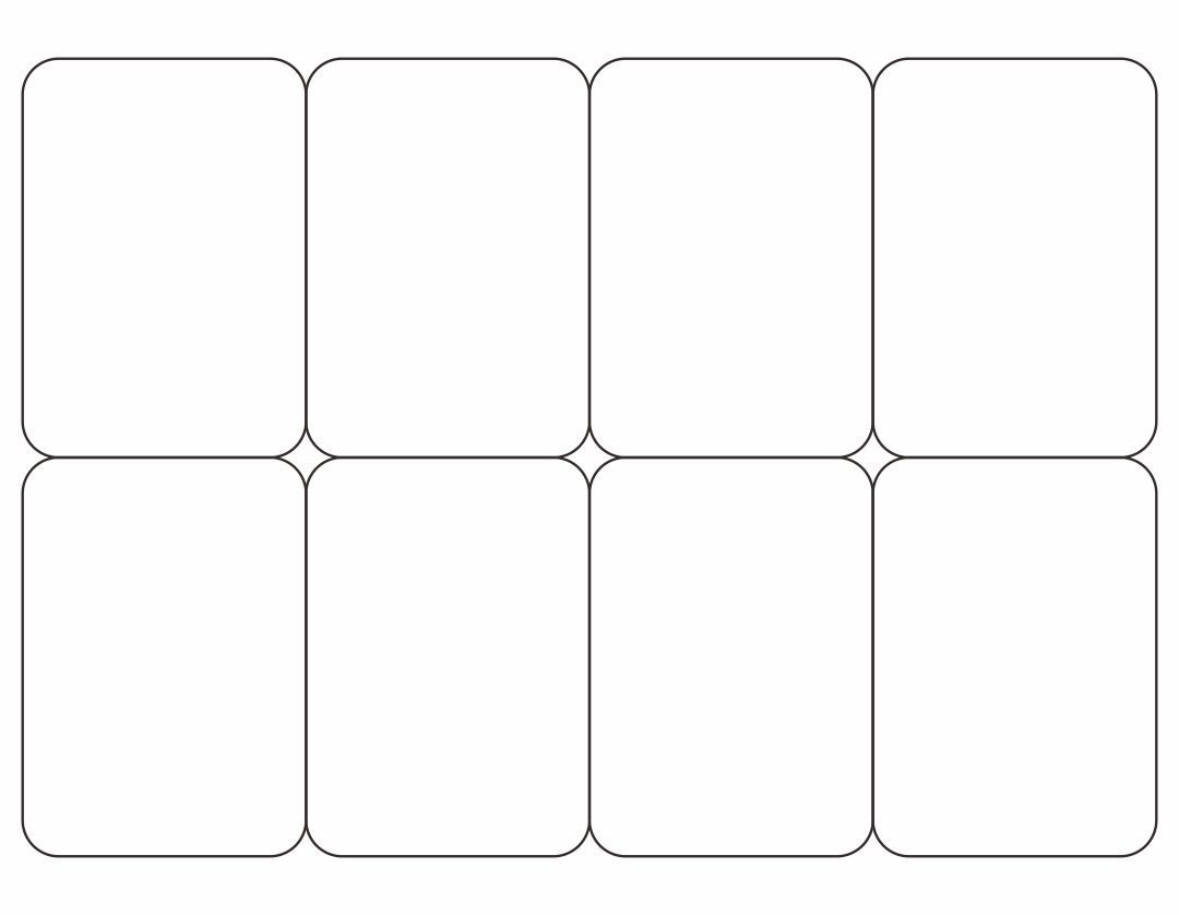 Blank Playing Card Template For Word - Free PDF Printables Blank Playing Card Template For Word - Free PDF Printables